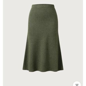 OGL Cashsoft Flare Midi Skirt